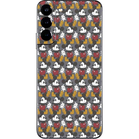 Disney Mickey Mouse Vintage Pattern Galaxy S22 Plus Skin